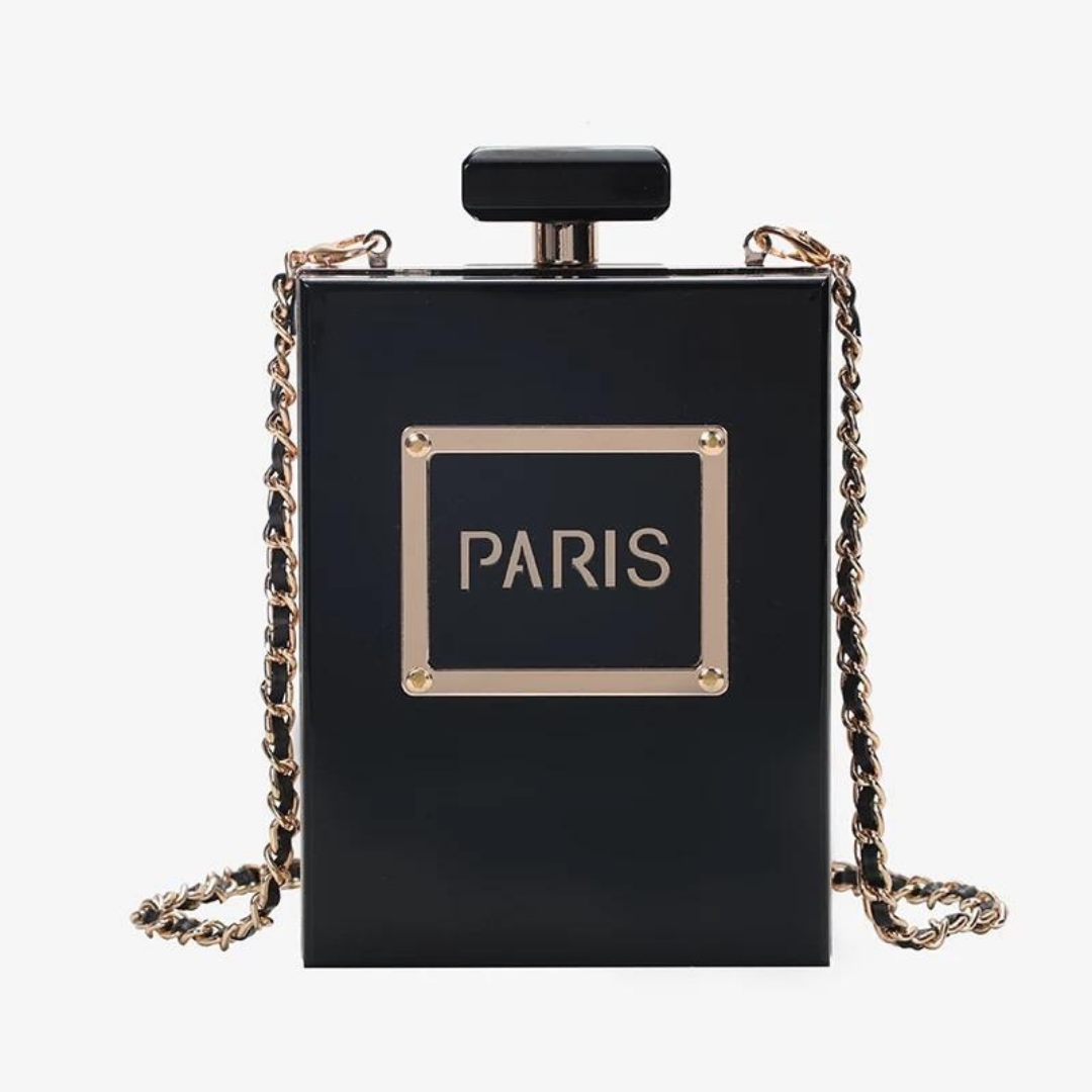 Fashionable Light weight Crossbody handbag that can convert to an evening clutch Easily holds an iPhone, keys, lipstick/lipgloss, and a small walle