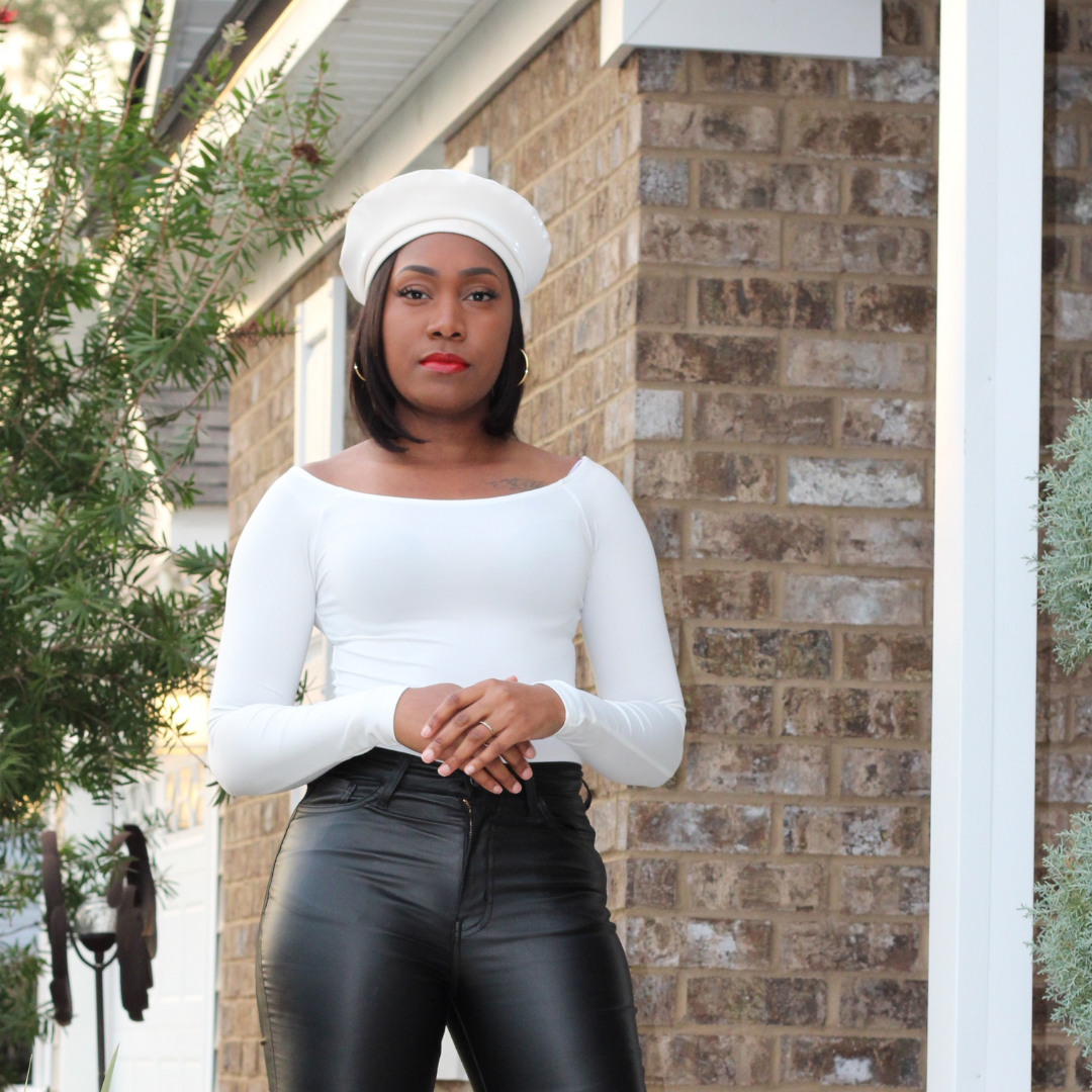 Faux Leather Beret Hat (Multiple Colors)