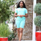 Cotton Crew Neck Biker Short Set (Multiple Colors)