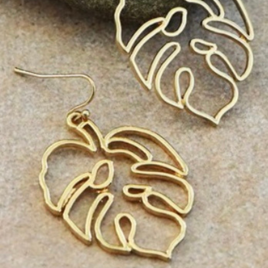 Gold Leaf Earrings