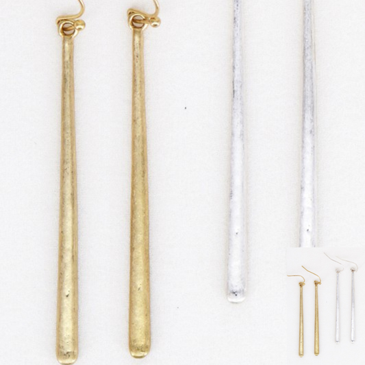 Long Bar Earrings (Multiple Colors)
