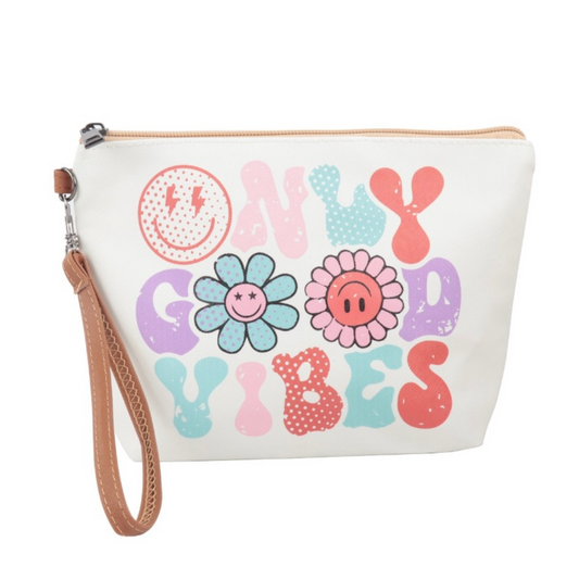 Only Good Vibes Cosmetic Bag