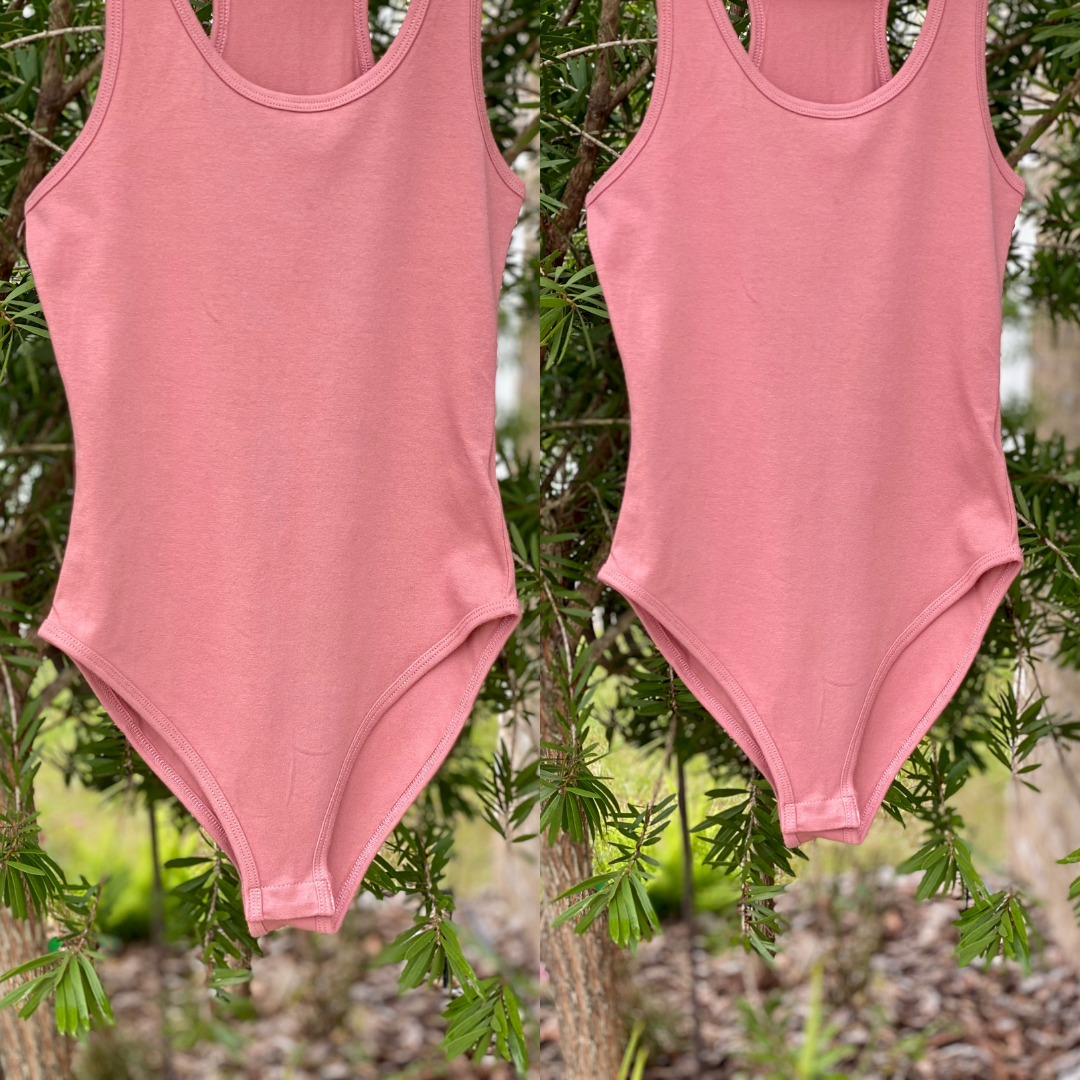Racerback Tank Bodysuit (Multiple Colors)