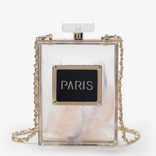Fashionable  Light weight  Crossbody handbag that can convert to an evening clutch  Easily holds an iPhone, keys, lipstick/lipgloss, and a small wallet